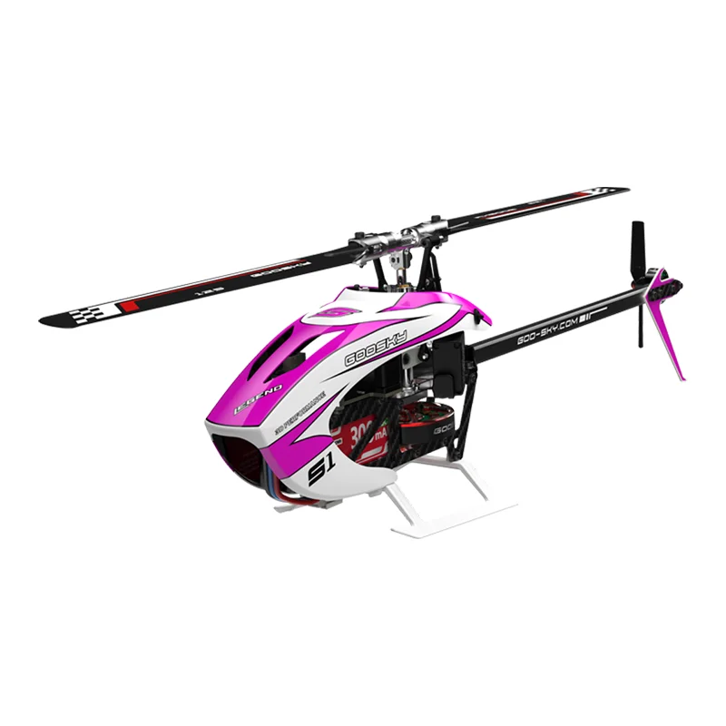 2026 RC 구스키 S1 BNF/RTF 6CH 3D 스턴트 더블 브러시리스 모터 다이렉트 드라이브 모터 플라이바리스 다이렉트 드라이브 RC 헬리콥터 장난감 선물
