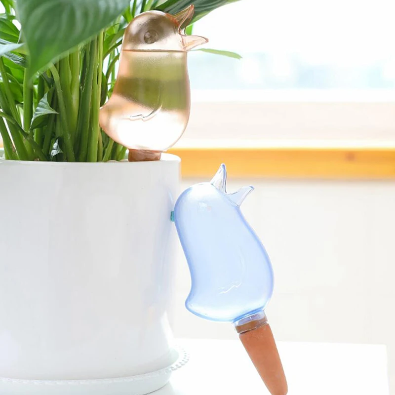 180/500ML 자체 급수 식물 급수 전구 정원 꽃 식물을위한 자동 물방울 관개 시스템 급수 공 장치
