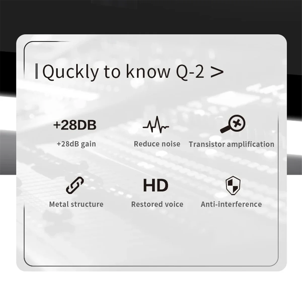 TEYUN Q2 ũ ̳ , 28Db  ̳ ũ , 48V ݼ  Q-2, ̺