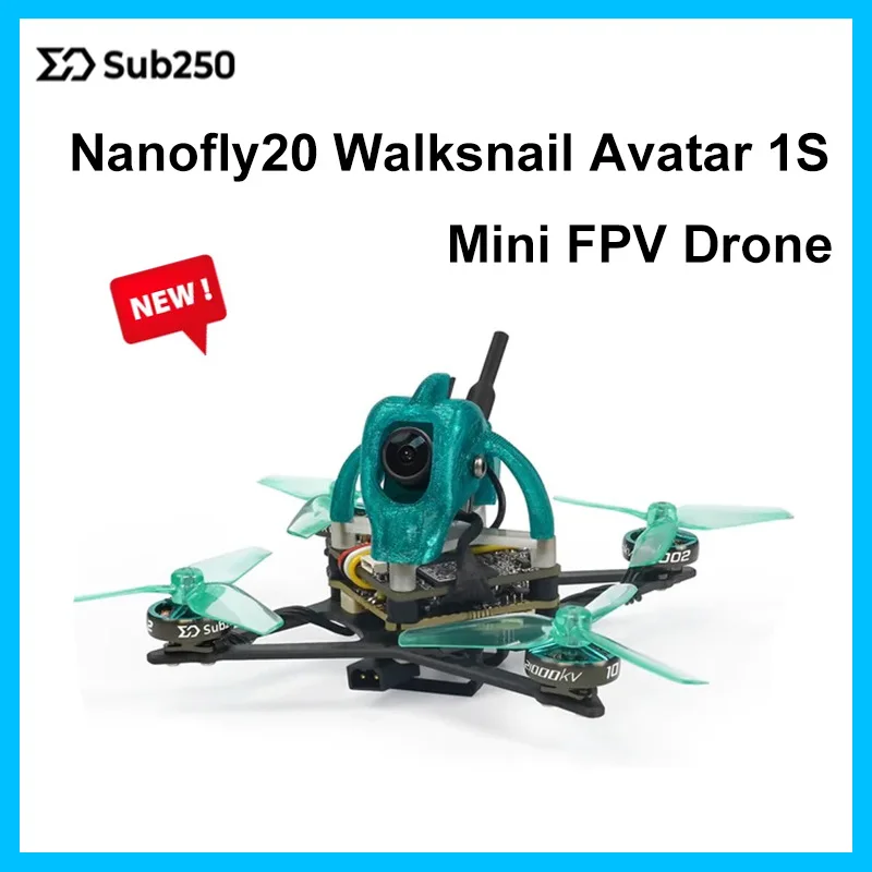 New Sub250 Nanofly20 2 Inch F4 5A 4in1 AIO FC Walksnail Avatar 1S With