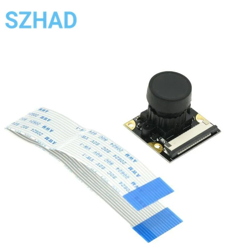 Raspberry Pi 5Mp 160 Gradi Visione Notturna 1080P Grandangolare Fisheye Ir-Cut Fotocamera Per Raspberry Pi 2B 3B + 3B Zero