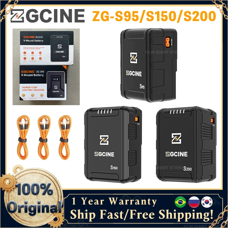 ZGCINE ZG-V99 – Batterie V-Mount 99Wh avec USB-C PD 100W et D-Tap
