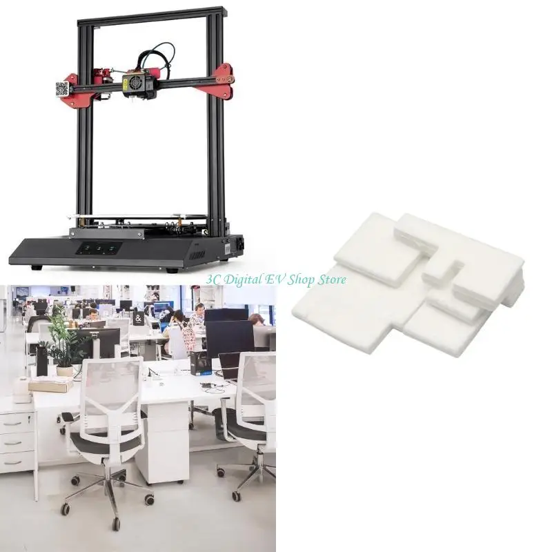 G1000 G3000 G3400 확장 프린트 헤드 사용을 위한 E74D 탄력 있는 면 패드 스폰지