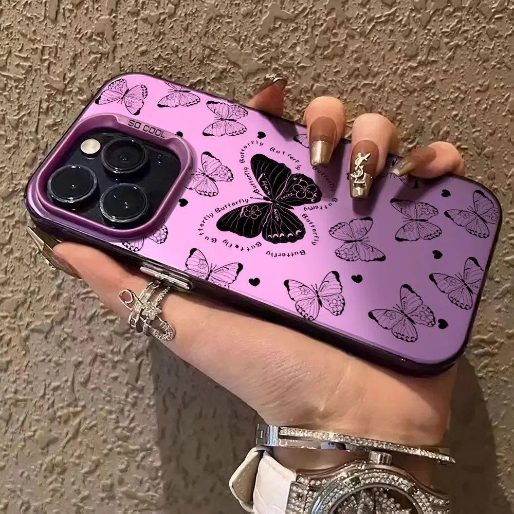 Shockproof IMD Butterfly Design Phone Case