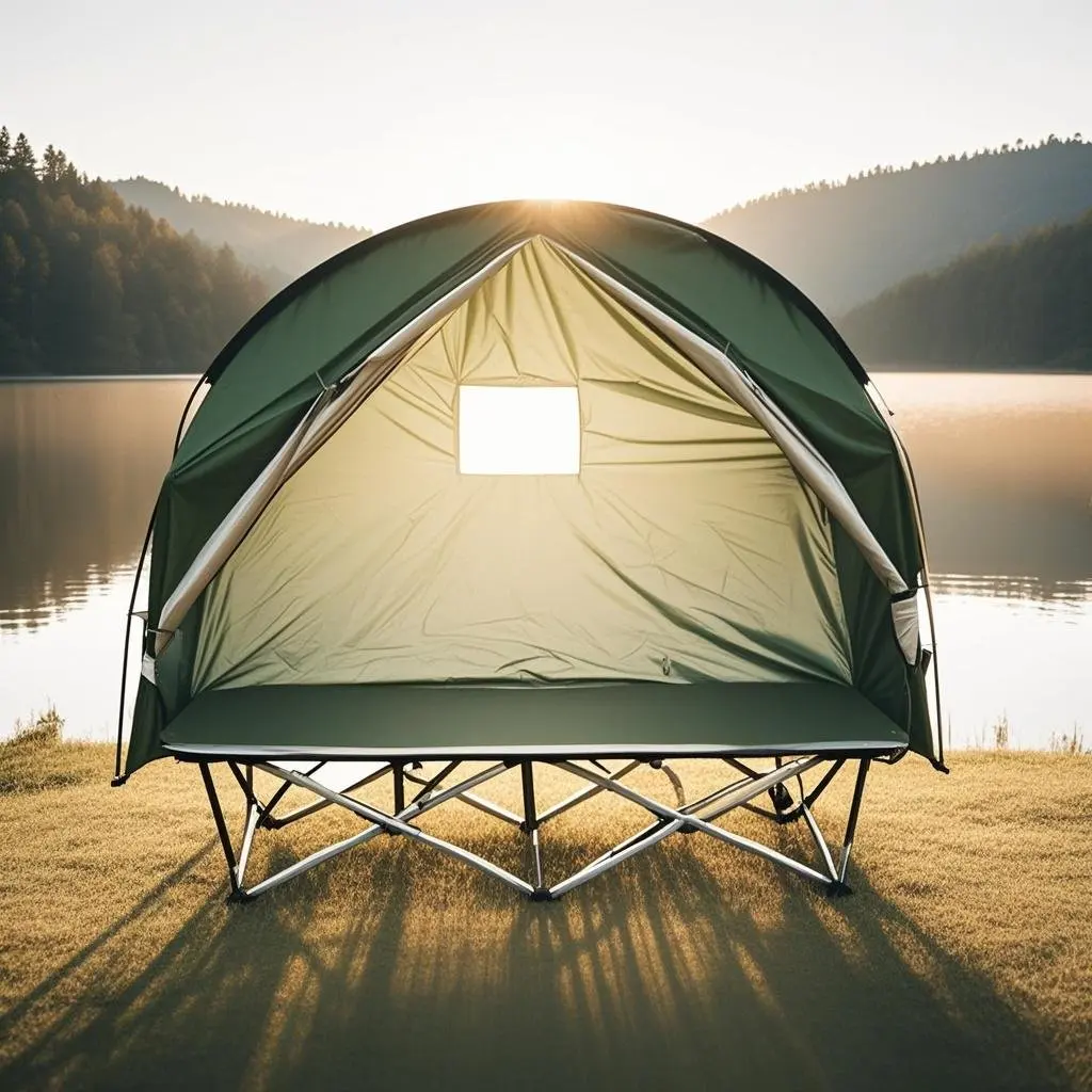 Portable 1-Person Waterproof Cot Tent 3