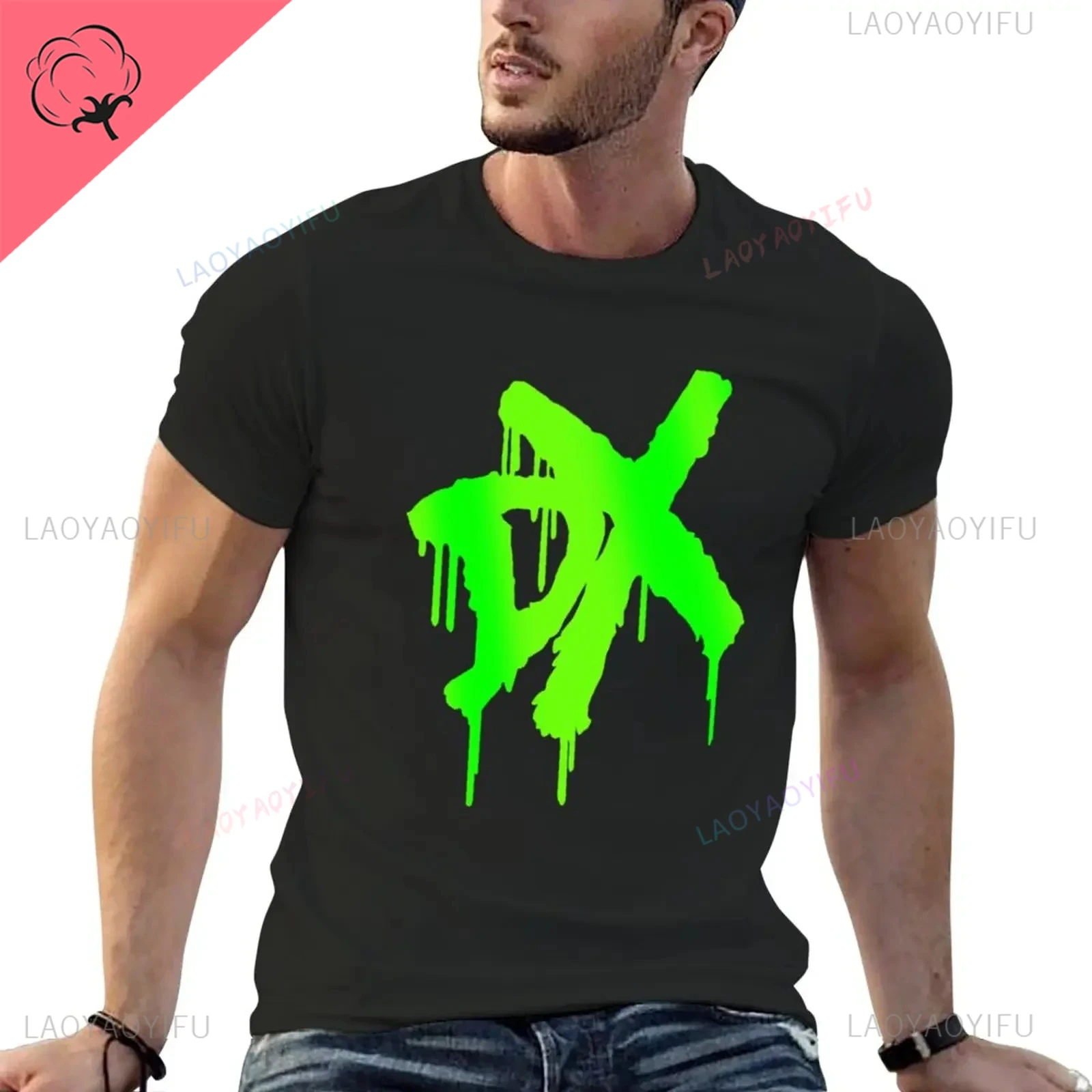 Dx Army Wrestling Mcmahon Tiffany Street Fashion Retro Trend T-Shirt A Maniche Corte Girocollo Per Tutti Gli Usi Da Uomo E Da Donna