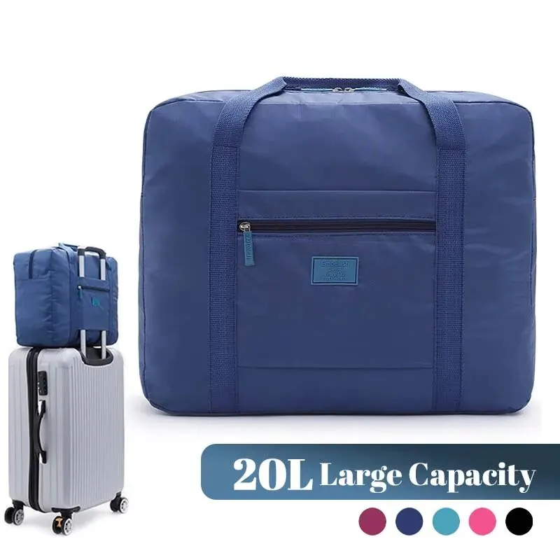 Compact and Stylish Foldable Travel Duffel Bag