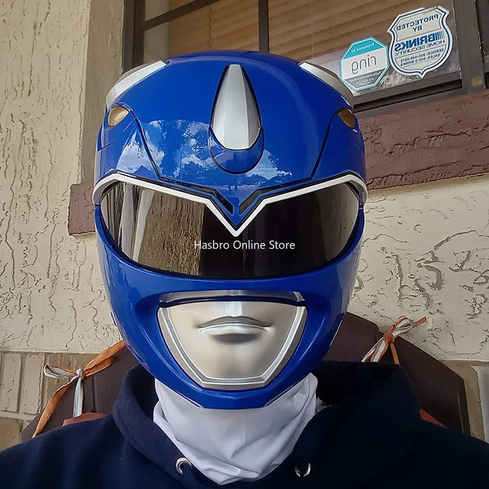 Blue Power Ranger Motorcycle Helmet