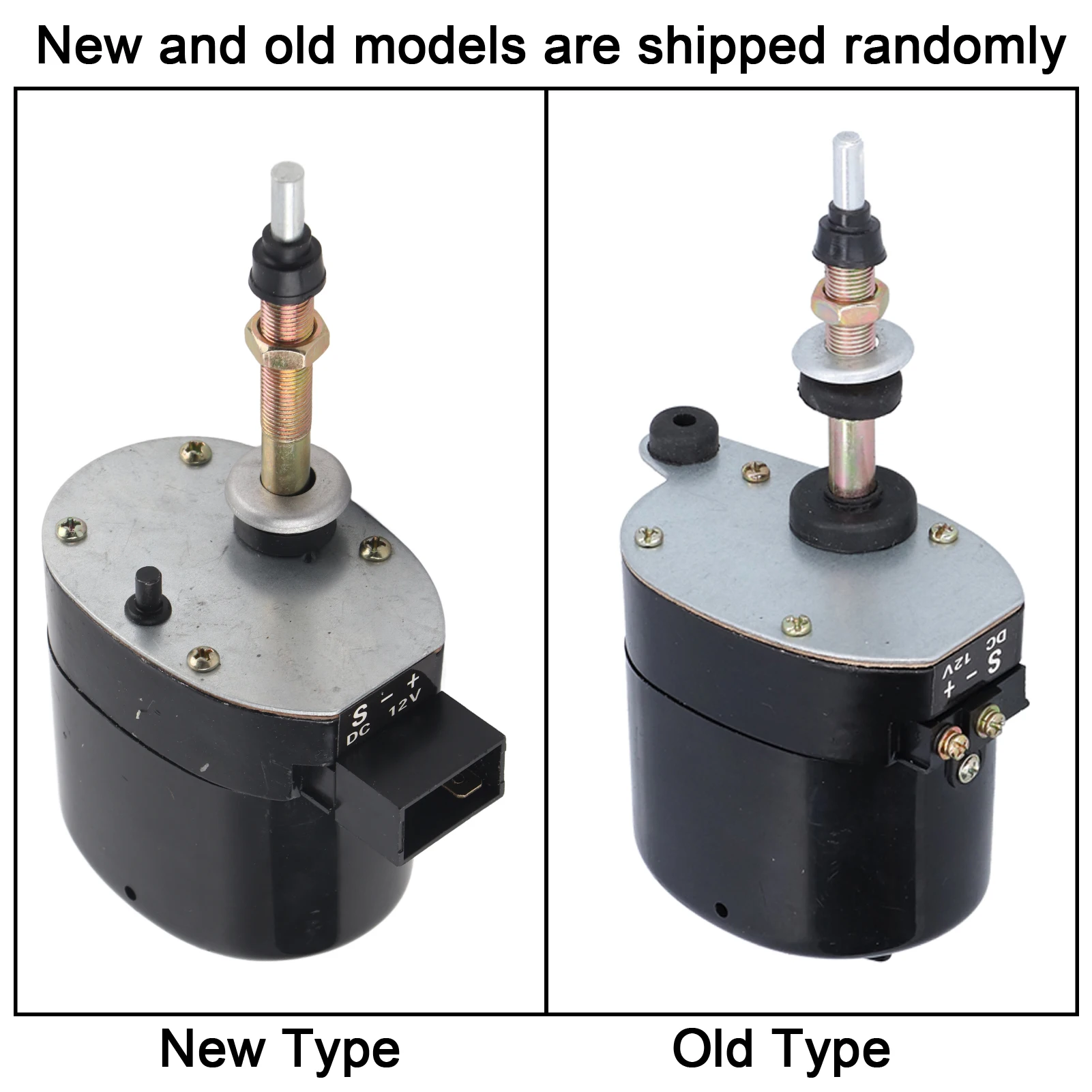 DC12V Metal Windshield Wiper Motor 105&deg; Wiping Field Universal Accessory for Tractors Wiper Motor Replacement Tractor Accessory