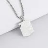 JUICE and Wrld Necklace Popular Rapper Hiphop Singer Pendant Necklace Fans Souvenir Stainless Steel Jewelry Gift 1