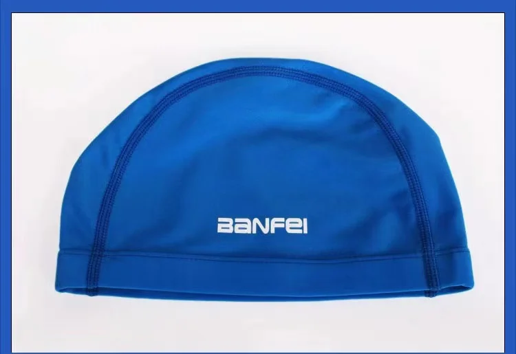 

Nylon High Fabric Swimming Cap Solid Color Cloth Swimming Cap Comfortable Swimming Universal Swimming Cap
