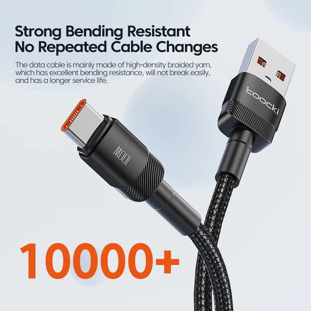 41019-1293c6.jpg cable USB type-c 100W pour recharge rapide et transfert de données
