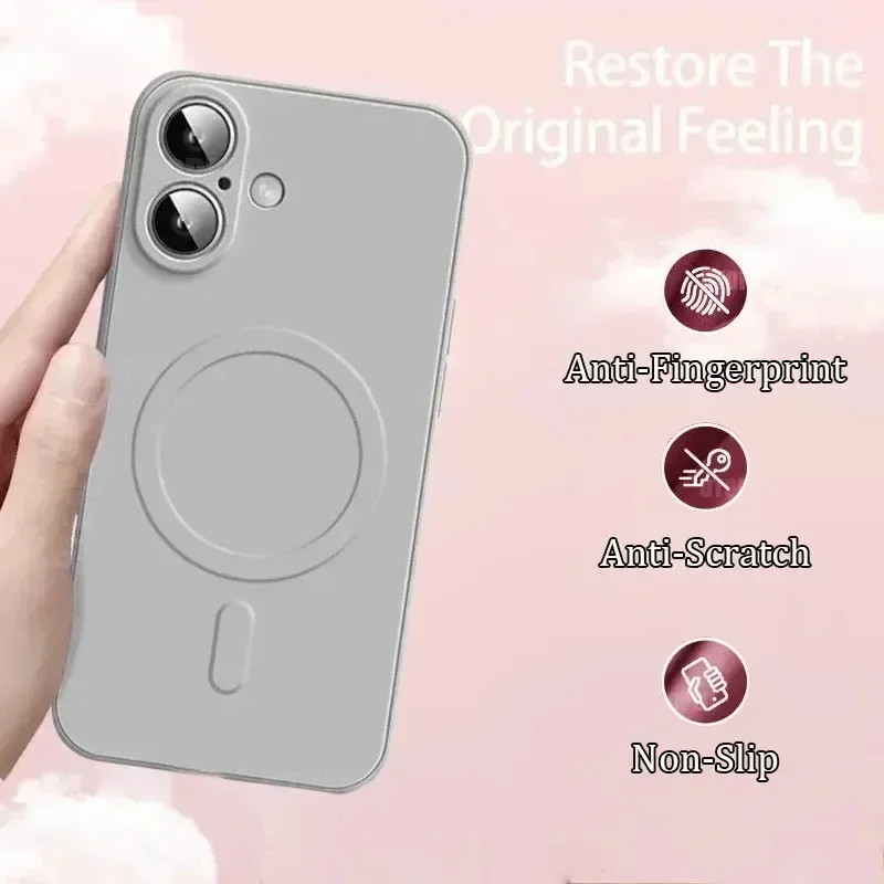 Premium Liquid Silicone MagSafe Shockproof Case - Luxury Protective Cover Accessories