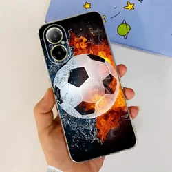 Cute Cartoon Clear Soft Silicone Shockproof Case - for Realme C67 4G (Case - c69)