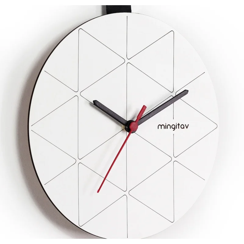 Minuet Wall Clock Black Design