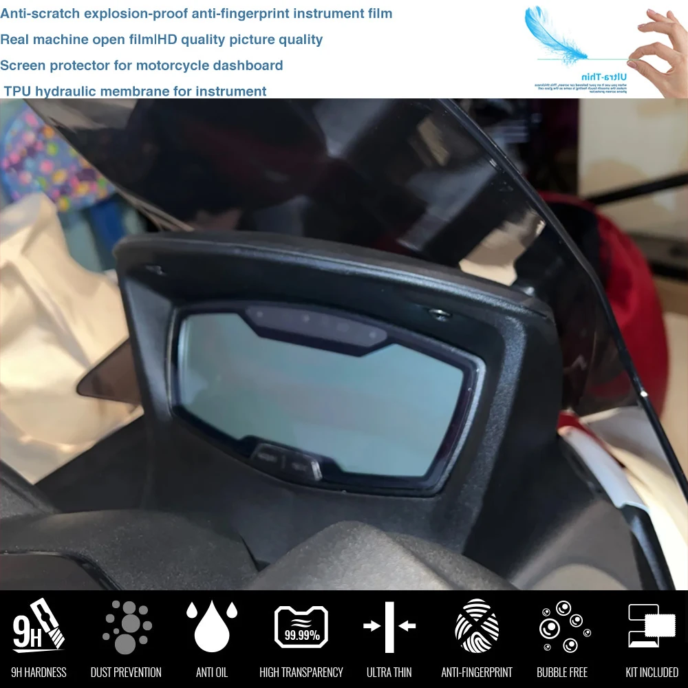 Motorcycle Screen Protector Instrument Film Scratch Protection Screen for Aprilia SR GT 200 125 SRGT 200 SR GT200