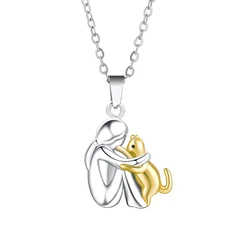 Charming Women's Necklace with Puppy Pendant - Adorable Animal Pet Jewelry (6)