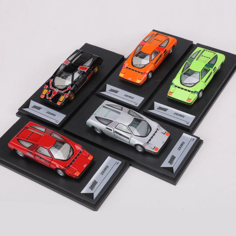 SHADOW 1:64 Dome Zero Scissor Door Supercar Alloy Model Car Can Turn On The Lights And Open TheDoor 4