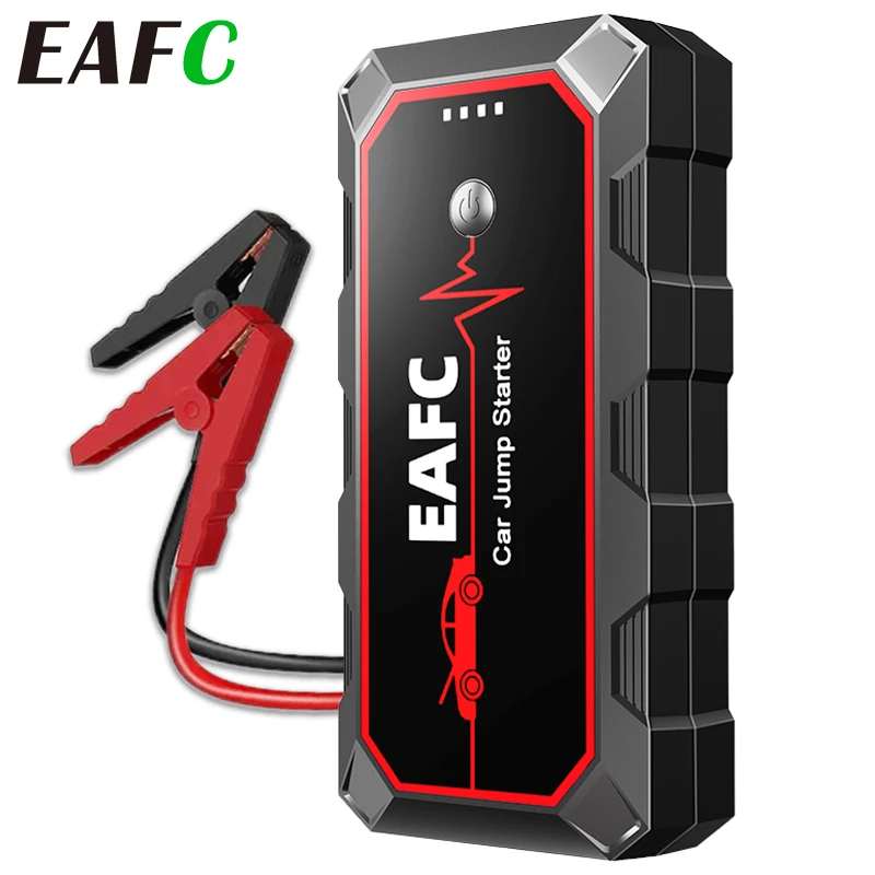 EAFC 1200A Car Jump Starter Power Bank 12V Portable Mini Emergency