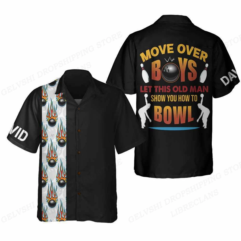 Bowling Shirt Skull 3d Printed Shirts Men Women Fashion Shirt Casual Beach Blouses Unisex Blouse Men's Vocation Lapel Shirt Boy