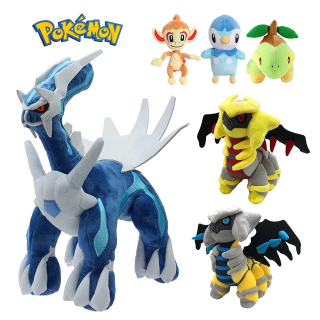 Brinquedo Pokémon lendário para crianças, coleção boneca de pelúcia  recheada, chimchar piplup, giratina dialga, kawaii, turtwig, presente do  dia das crianças - AliExpress