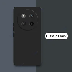 Enhanced Liquid Silicone Shockproof Phone Case - Soft 360° Protection with Square Design for Honor Magic7 Lite 5G (Classic Black)