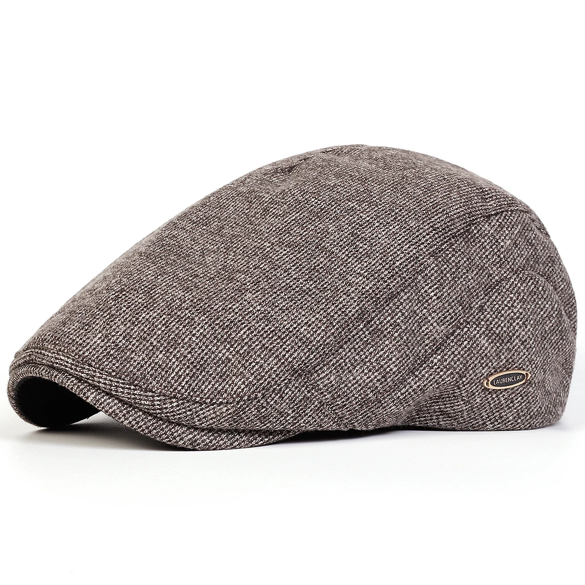 LAURENCLAY Herren Newsboy Caps mit Schriftzug, Britische Malerhüte, Frühlings- und Herbst-Flatcaps, Hip-Hop-Baskenmützen – Detail 5