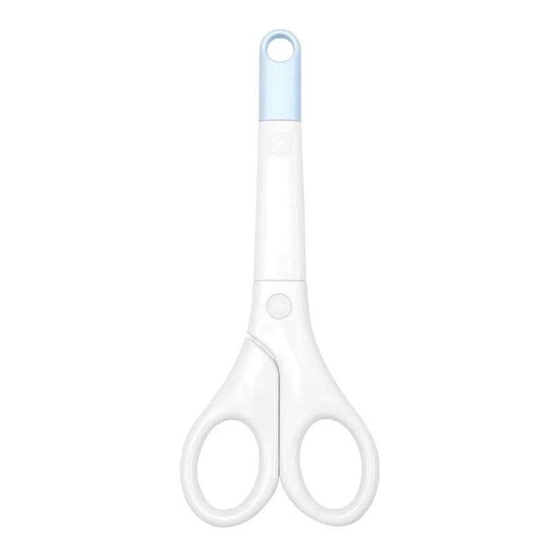 사무용 가위 어린이용 칼집 안전 가위 손을 다치지 않음 유치원 미술 종이 자르기 학생용 가위