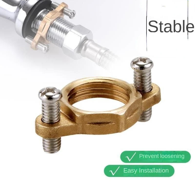 Faucet Fixing Tool Set Kitchen Bathroom Wash Basin Faucet Fastener Nut Circlip Washer Anti-loosening Faucet Fixture Installation