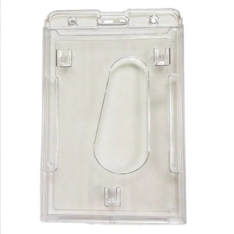 Multi-use Hard Acrylic Plastic Work Card Holders Protector Cover Bus Cards ID Cards Waterproof Anti Dust Transparent Case Wallet Card Holder Card Holder Credit Card Holder Card Wallet Id Card Holder Id Card Case Wallet Card Bag Business Card Holder Card Sleeve Card Sleeves