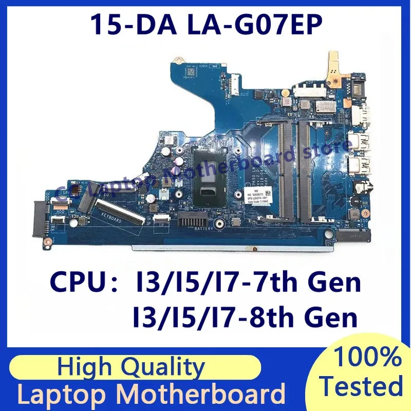 LA-G07EP LA-G07DP Mainboard For HP 15-DA Laptop Motherboard With