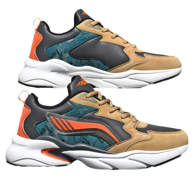 

Breathable Casual Shoes Men No Slip Jogging Men Sneakers Fashion Trendy Lace Up Shoes Men Comfortable Shoes Male Zapatillas New