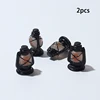 2pcs 1:12 Dollhouse Miniature Vintage Retro Kerosene Lamp Baby Gift Toy Mini Furniture Miniature Rement Black Kerosene Lamp 3