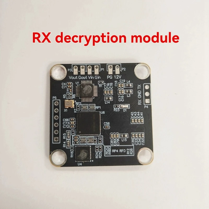 FPV TX RX Encryption Decryption Module UAV Full-Band Scrambling And Descrambling Module 1 To 1 Secure Communication