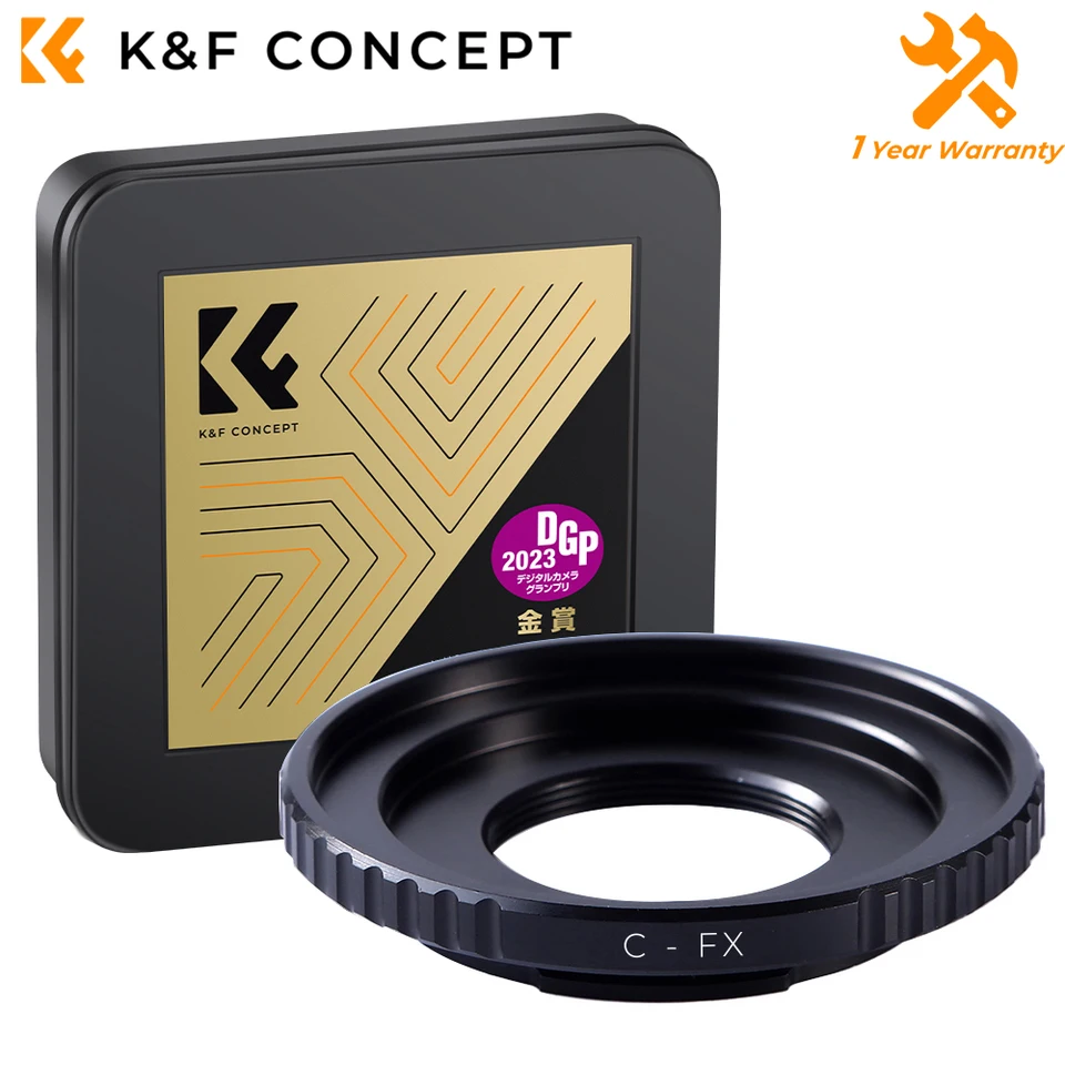 K&F CONCEPT EOS-GFX Adattatore Anello Adattatore Di Montaggio Per L'Obiettivo Di Compatibile Con Canon EOS A Fotocamera Compatibile Con Fujifilm GFX Serie - Foto 2