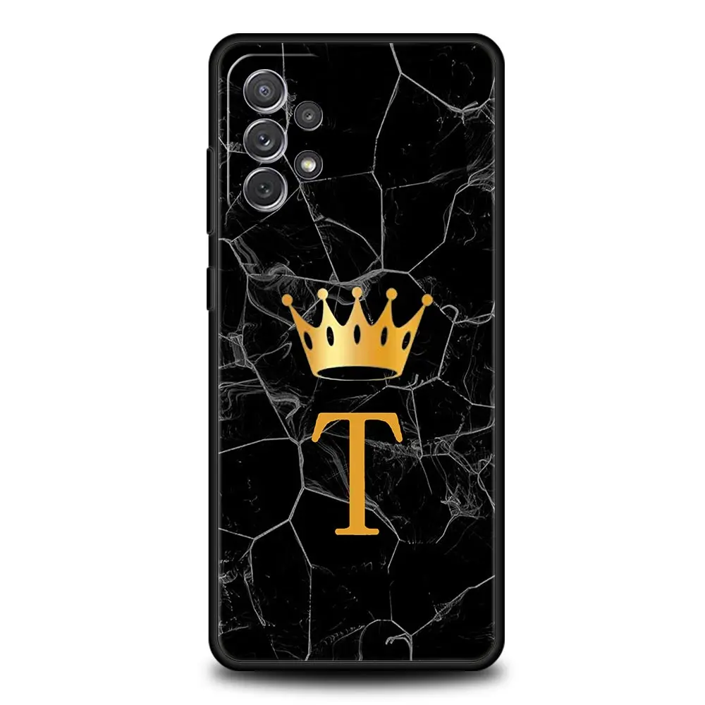 Personalized Alphabet Crown Phone Case Cover