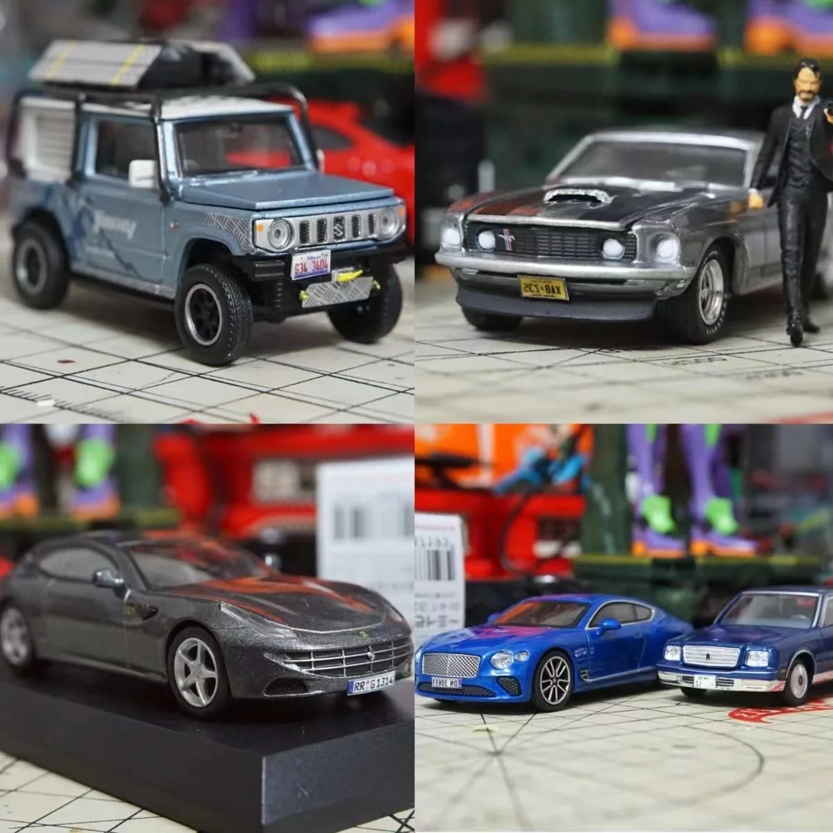 

1:64 scale model plate sticker model plate for modifying alloy trolley
