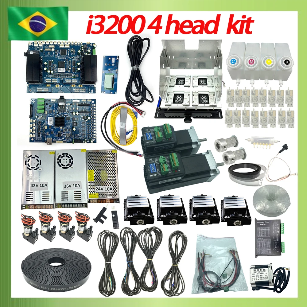 Senyang-I3200/I1600 Conversão Kit, 4 Cabeças de Mesa ECO UV, Roll