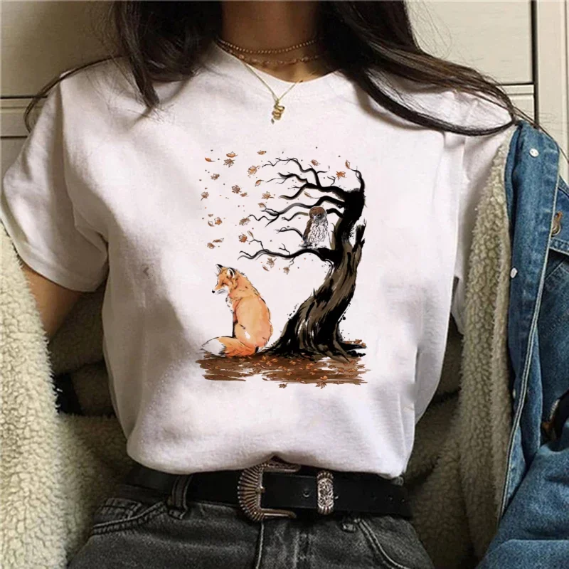 

Short Sleeved Basic Women's Fashion T-Shirt Casual Women's T-Shirt Clothing Cute Pattern Printed Clothing 2000s Style T-Shirt.