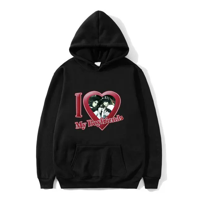 

I Love My Boyfriends Tom Kaulitz Twins Graphic Print Hoodie German Rock Band Tokio Hotel Sweatshirt Men Women Fashion Hoodies