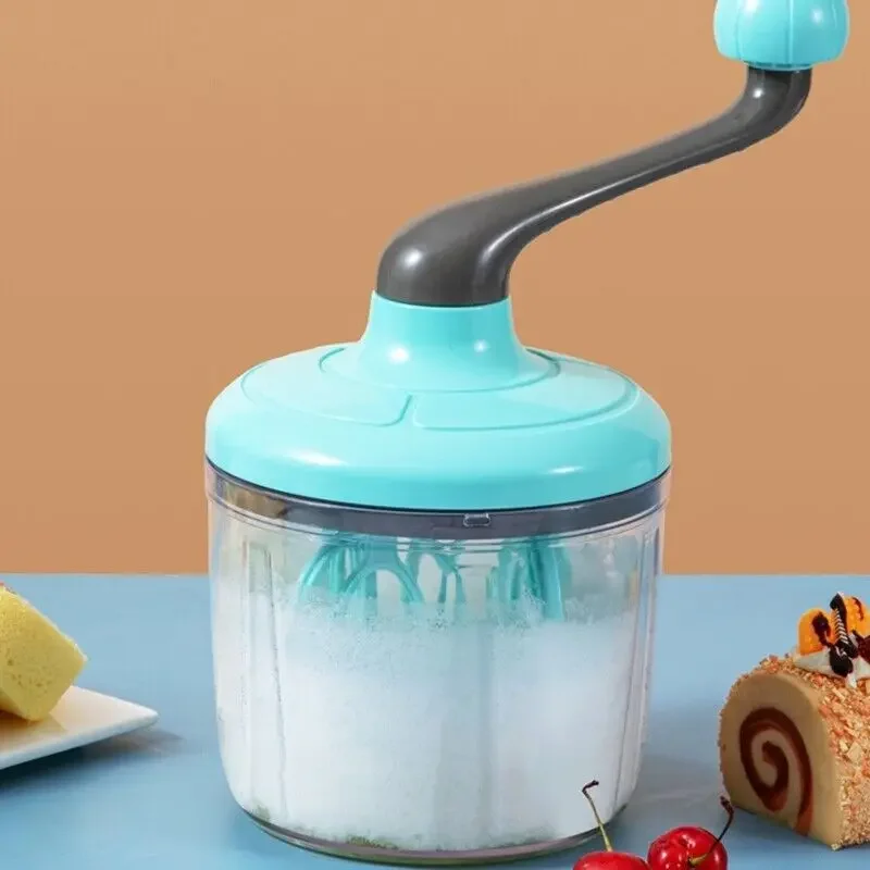 Multifunctional Manual Whisk Semi-automatic Egg White Cream Cake Egg Hand Mixer Hand Crank Beater Household Ferramentas Cocina egg beater rotary whisk balloon wire whisk ball whisk wire whisk
