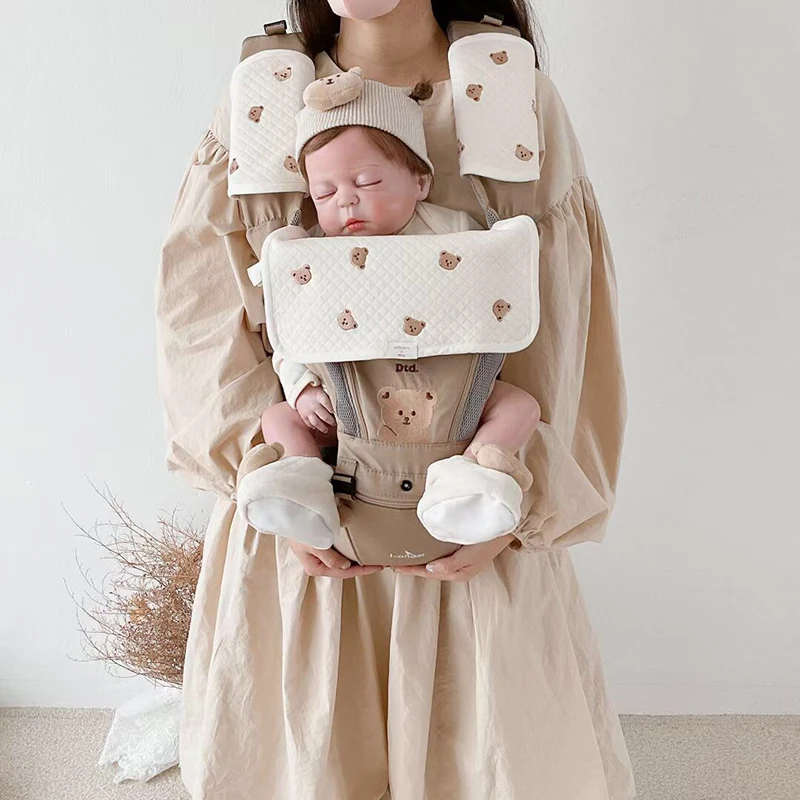 Set de baberos impermeables y paños de muselina para bebés_voghion.com