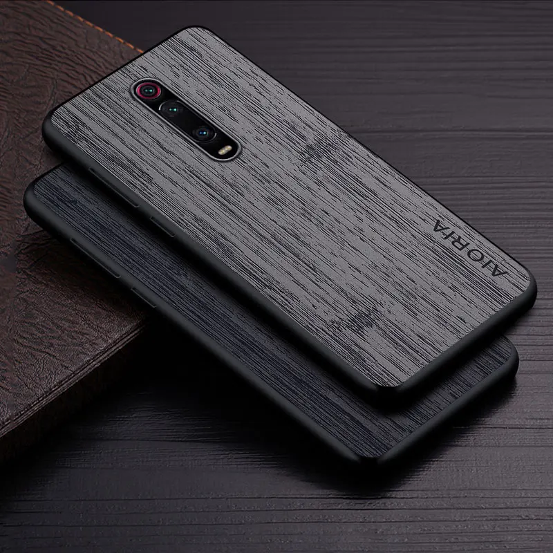 Luxury Bamboo Wood Pattern Leather Case - Premium Cover