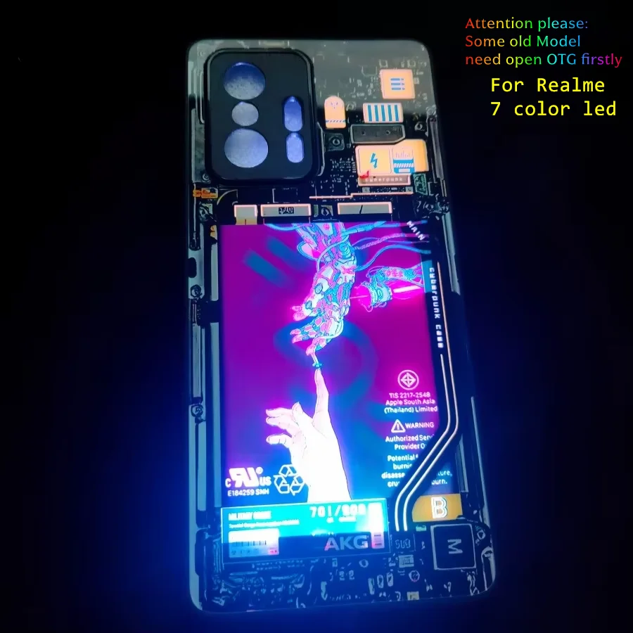 Illuminate LED Flash Case: Shining Anime Cover