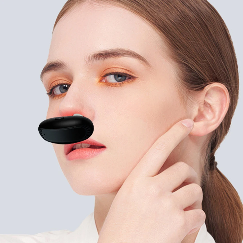 Portable Infrared Rhinitis Device Low Frequency Pulse Nose Massage Infrared Nasal Therapy Device For Improving Nasal Ventilation nose relief device