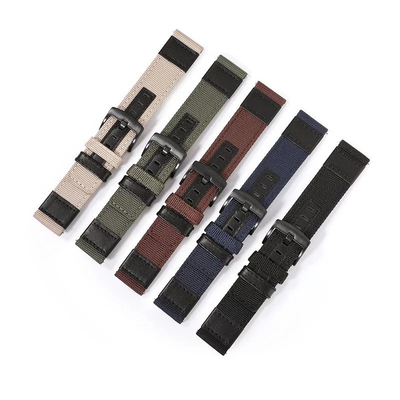 Quick Release Nylon Sport Watch Strap – Universal Wristband Accessory with Tool
