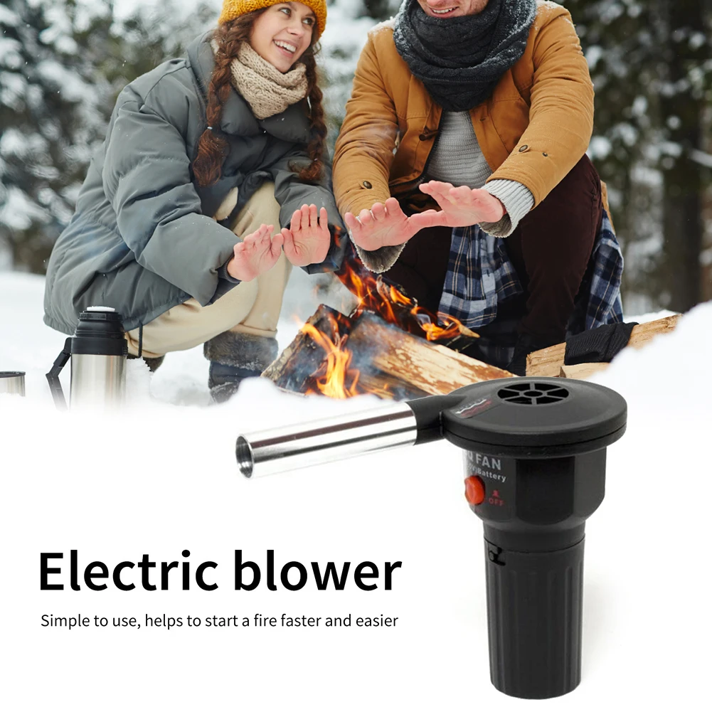 Outdoor Fan Air Blower Handheld Barbecue Fire Bellows Grill Accessories Aluminum Alloy Kitchen Tool for Picnic Camping Cooking bbq fan,bbq air blower