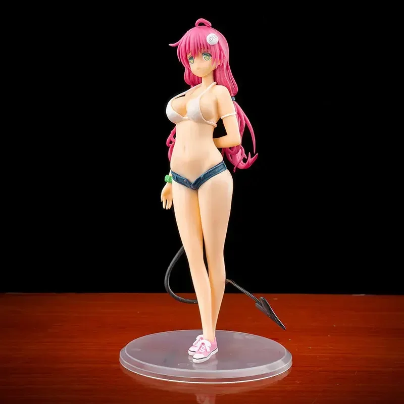 thumbnail image 1 of Anime To love Amiami Ru Lala Satalin Deviluke, traje de baño Sexy, figura de PVC, modelo de juguetes, muñeca coleccionable de Cosplay, regalo, 20CM, 1 of 4