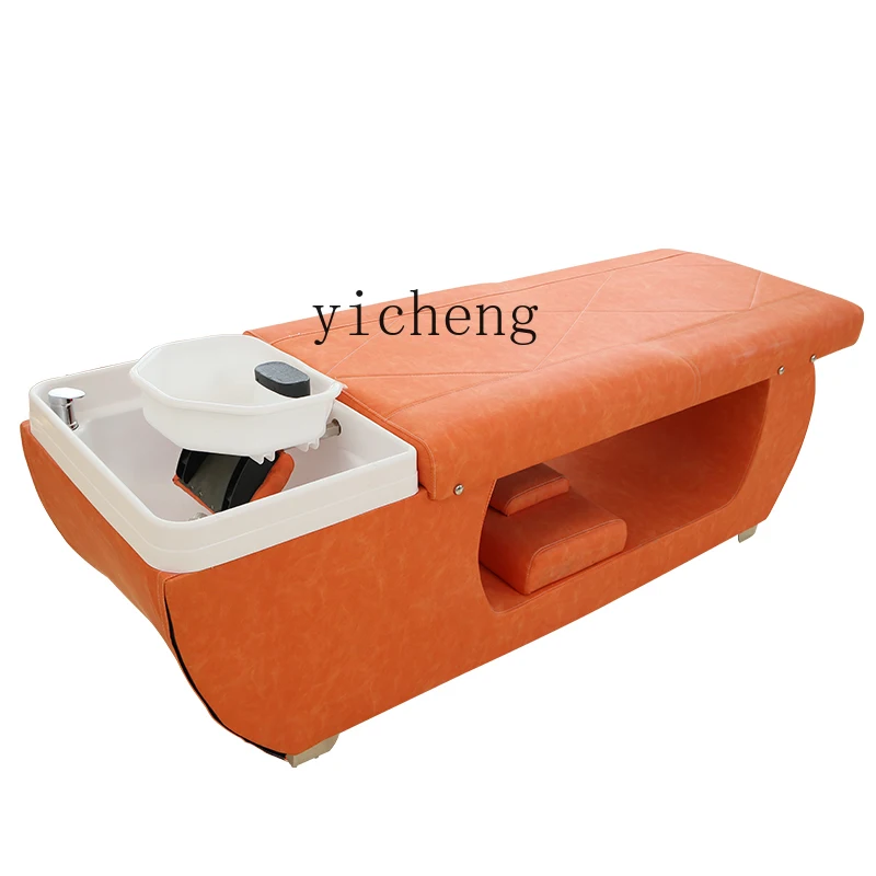 

Tqh Barber Shop Shampoo Chair Massage Lying Completely Head Treatment Fumigation Multifunctional Water Heater