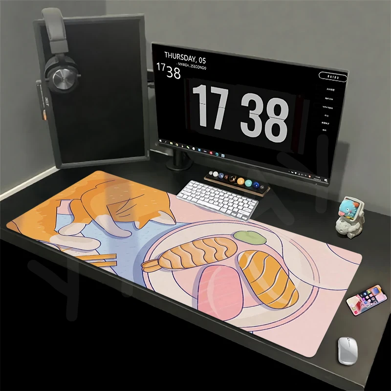 

Large Gaming Mousepads Cute Mouse Pad Computer Mousepad Kawaii Mouse Mat 90x40cm Desk Pads For PC Keyboard Mats Table Rug